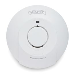 Hispec HSSA/PE/RF10-PRO  Mains Interlinked Mains Powered Fast Fix Interlinked Smoke Alarm With Radio Frequency 10 Year Sealed Lithium Battery