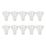 LAP Wide Beam Angle  GU10 LED Light Bulb 345lm 2.5W 10 Pack