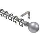 Renaissance Polished Silver Curtain Pole 16/13mm x 180-300cm