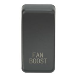 Knightsbridge 'FAN BOOST' Switch Cover Anthracite