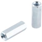 Easyfix Carbon Steel Threaded Rod Connecting Nuts M6 10 Pack