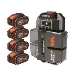 Worx Nitro 80V 4 x 4.0Ah Lithium PowerShare Brushless Cordless