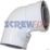 Baxi 5112406 93 DEGREE BEND CONCENTRIC