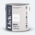 LickPro Max+ 2.5Ltr White 09 Eggshell Emulsion  Paint