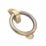 Hardware Solutions Door Knocker Ring Antique Brass 26mm x 178mm