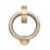 Hardware Solutions Door Knocker Ring Antique Brass 26mm x 178mm