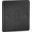 Knightsbridge  13A Unswitched Fused Spur  Matt Black with Black Inserts