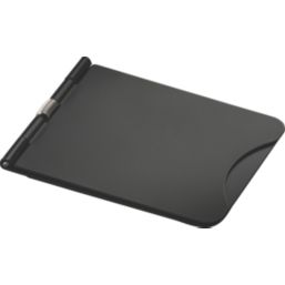 Knightsbridge FPR7UMB 13A 1-Gang Unswitched Floor Socket Matt Black with Black Inserts