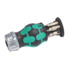 Wera Kraftform Kompakt Stubby Magazine RA 3 Interchangeable Ratchet Screwdriver Set 6 Pcs