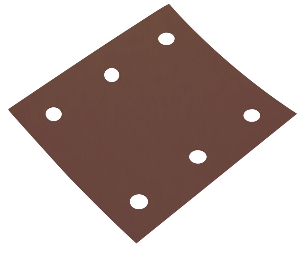 Flexovit 80 Grit Sanding Sheets 114mm x 102mm 5 Pack Screwfix