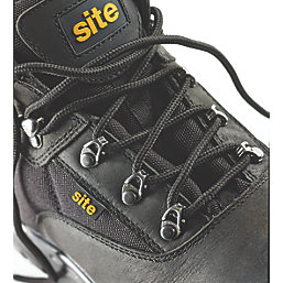 Site Onyx    Safety Boots Black Size 11