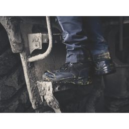 Site Onyx Size 11  Black Waterproof Steel Toe Cap Safety Boots