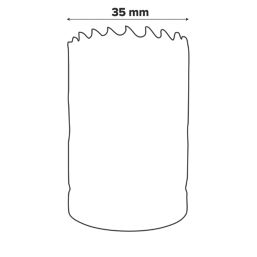 Erbauer  Multi-Material Holesaw 35mm