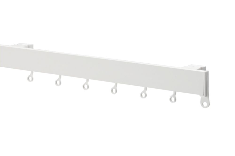 Swish Curtain Track White 2m Curtain Fittings Screwfix Com