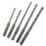 SDS Plus Shank Masonry Drill Bit Set 5 Pieces