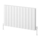 Reina Loco Double 600mm x 1040mm 3864BTU White Horizontal Designer Radiator