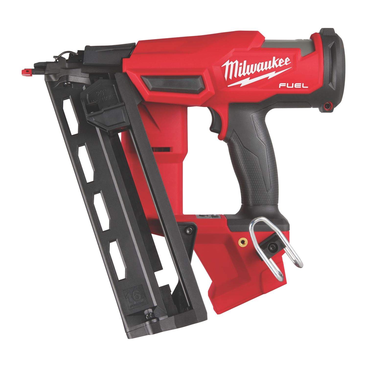 Milwaukee M18 FN16GA-0 FUEL 64mm 18V Li-Ion RedLithium Brushless Second Fix Cordless Nail Gun - Bare (729EN)