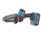 Refurb Erbauer ERI1035PRS 18V 1 x 3.0/6.0Ah Li-Ion EXT Brushless Cordless 12cm Chainsaw