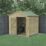 Forest Beckwood 7' x 7' (Nominal) Reverse Apex Shiplap Timber Shed with Base & Assembly