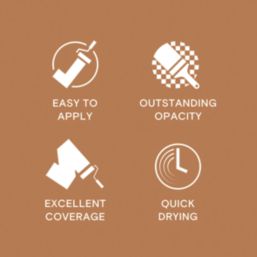 LickPro  2.5Ltr Orange 02 Vinyl Matt Emulsion  Paint