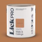 LickPro  2.5Ltr Orange 02 Vinyl Matt Emulsion  Paint