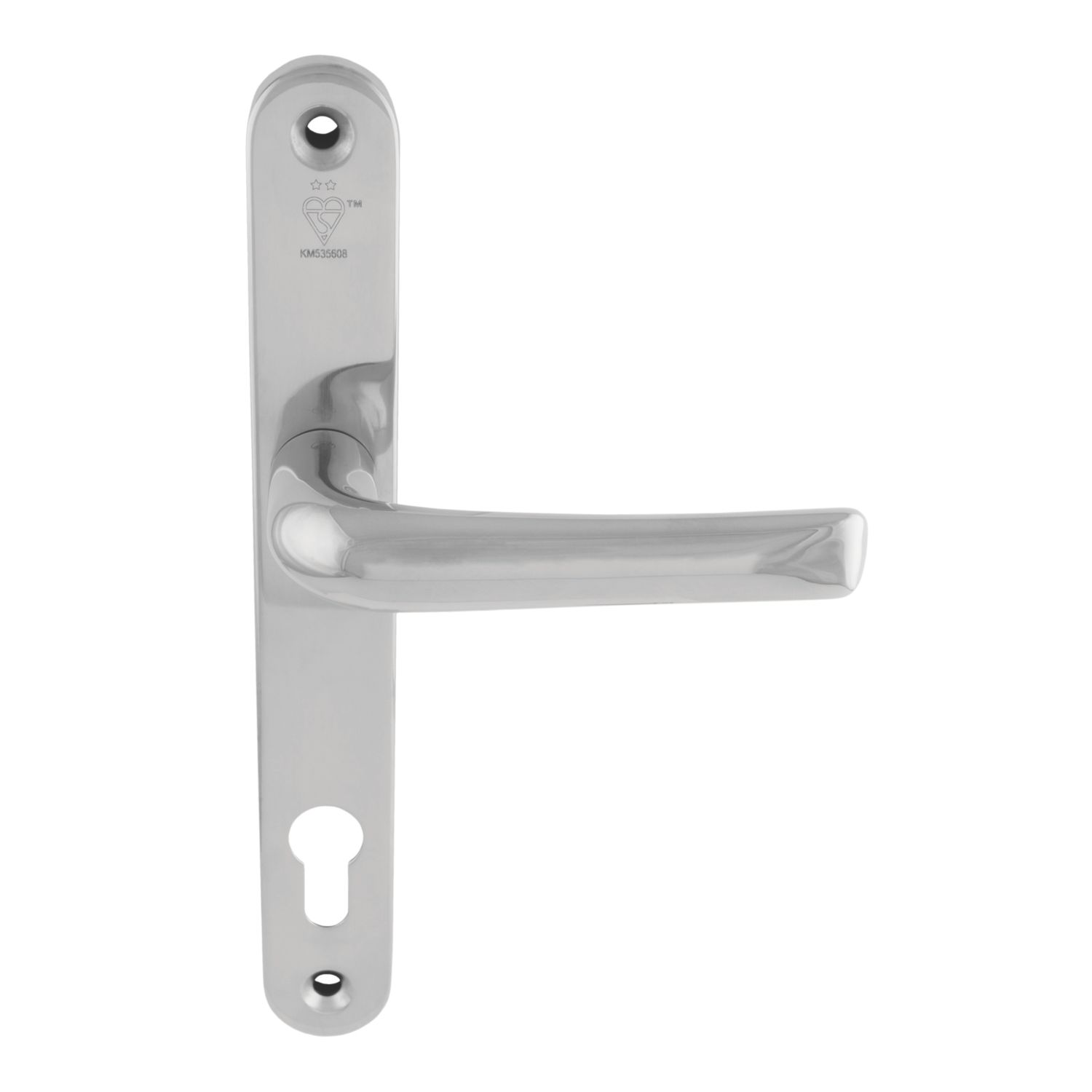 Smith & Locke Door Handles Pair Polished Chrome (729YX)