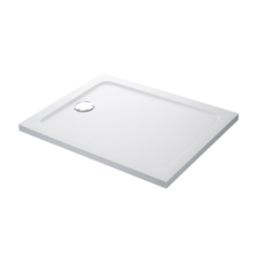 Mira Flight Safe Rectangular Shower Tray White 1200mm x 800mm x 40mm