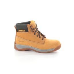 DeWalt Apprentice   Safety Boots Wheat Size 4