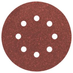 Bosch C430  60 Grit 8-Hole Punched Multi-Material Sanding Discs 125mm 5 Pack