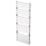 Flomasta Flat Bar 1800mm x 600mm 1993BTU Chrome Vertical Designer Radiator