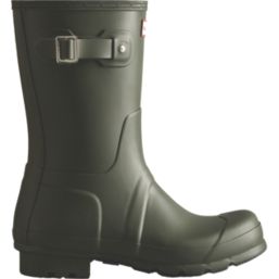 Hunter  Size 8  Dark Olive Non Safety Wellies