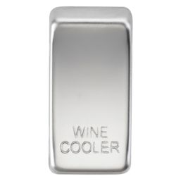 Knightsbridge 'WINE COOLER' Switch Cover Polished Chrome
