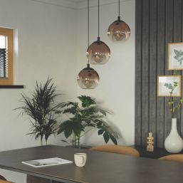 Eglo Ariscani 1 3-Light Pendant Black