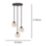 Eglo Ariscani 1 3-Light Pendant Black