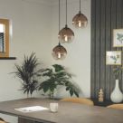 Eglo Ariscani 1 3-Light Pendant Black