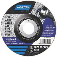 Norton  Grinding Disc 4½" (115mm) x 6.4 x 22.23mm 5 Pack