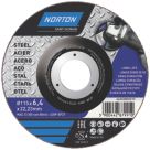 Norton  Metal Grinding Discs 115mm (4 1/2") x 22.23mm 5 Pack