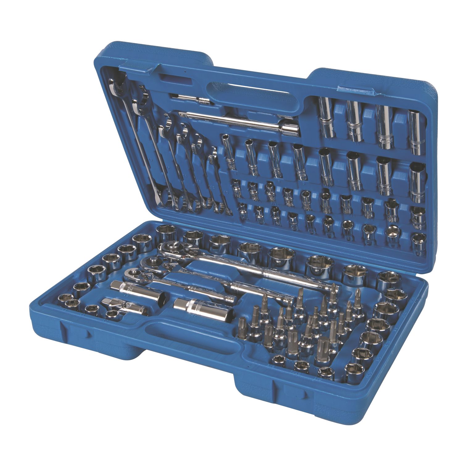 Silverline Mechanics Tool Set 90 Pcs (730FU)