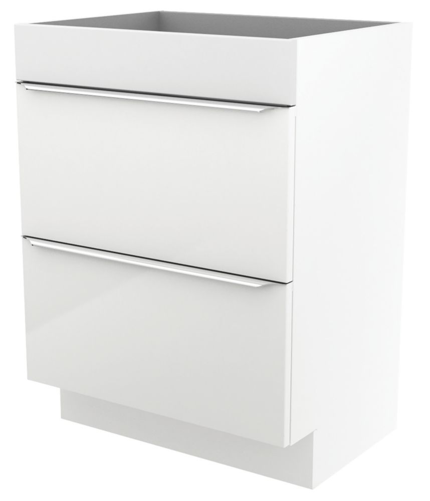 Imandra Freestanding Vanity Unit Gloss White 600mm x 450mm x 820mm