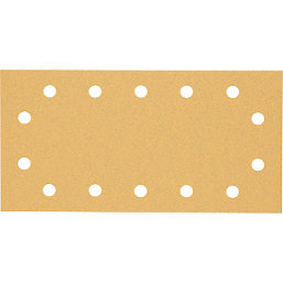 Bosch Expert C470 80 Grit 14-Hole Punched Multi-Material Sanding Sheets 230mm x 115mm 50 Pack