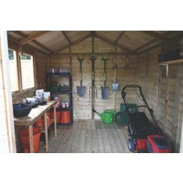 Forest Timberdale 8' 6" x 10' (Nominal) Apex Tongue & Groove Timber Shed with Assembly