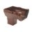FloPlast  uPVC Square Stop End Outlet Brown 114mm x 65mm