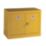 Barton  Hazardous Substance Cabinet Yellow 915mm x 457mm x 711mm
