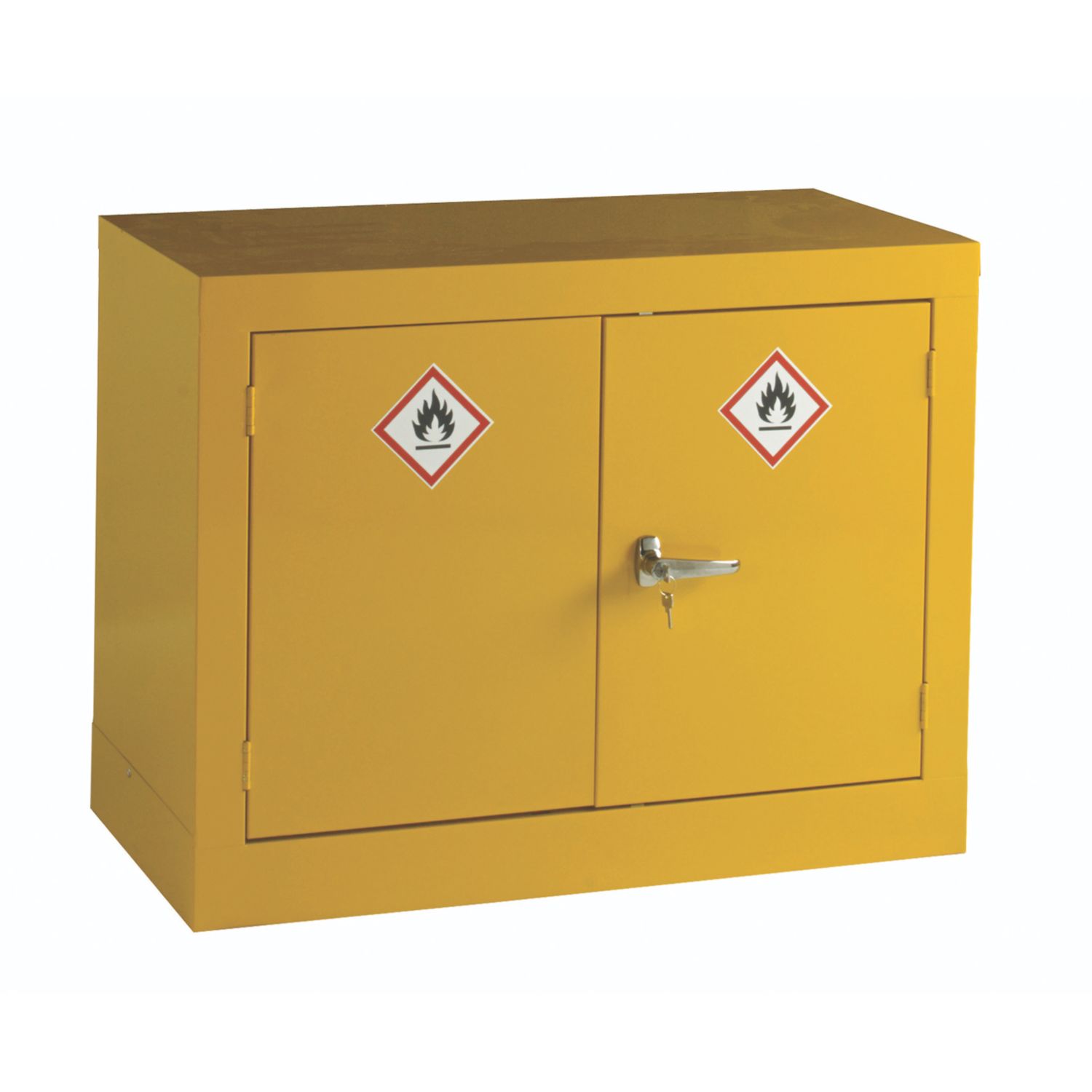 Barton Hazardous Substance Cabinet Yellow 915mm x 457mm x 711mm (73194)