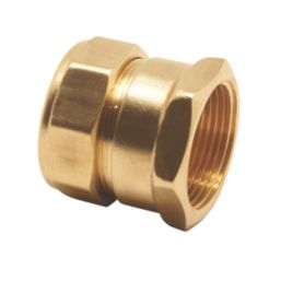 Pegler PX41 Brass Compression Adapting Female Coupler 22mm x 1"