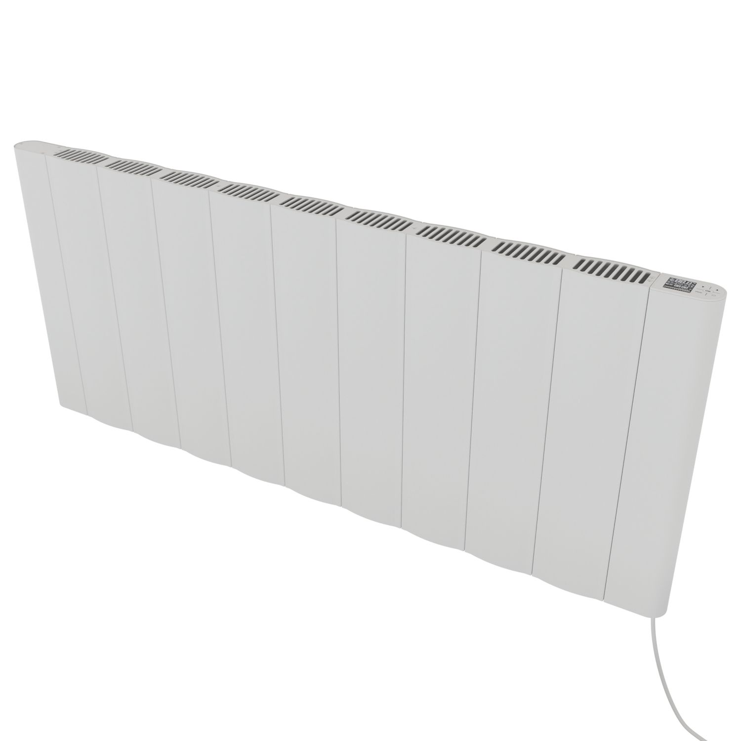 Azur Stratos 2000W Electric Radiator 500mm x 1169mm White 6824BTU (731AC)