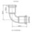 Flomasta  Copper Press-Fit Equal 90° M-Profile Elbows 15mm 10 Pack