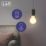 LAP  B22 A60 LED Light Bulb Milky 806lm 3.8W 2 Pack