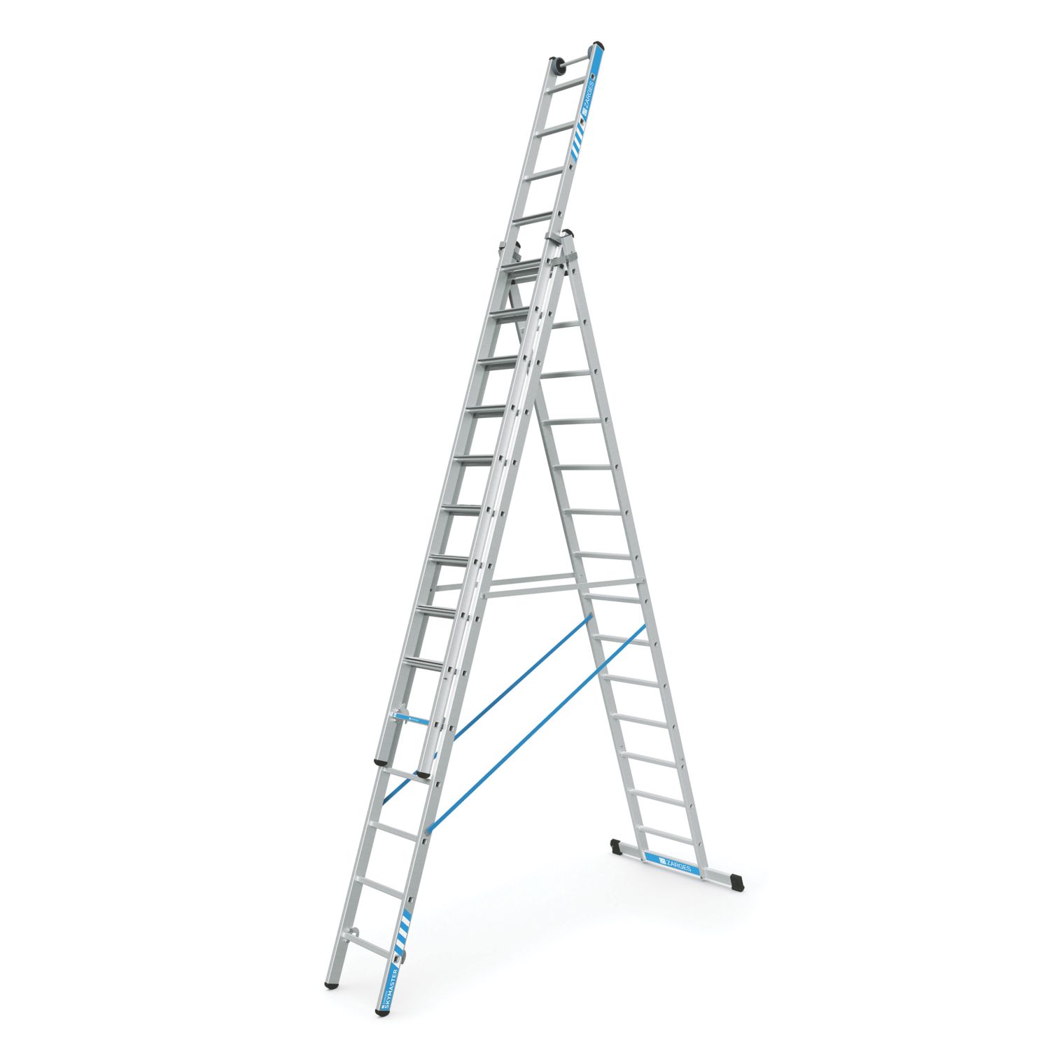Zarges Skymaster Plus X Aluminium 9.73m Combination Ladder (731CP)