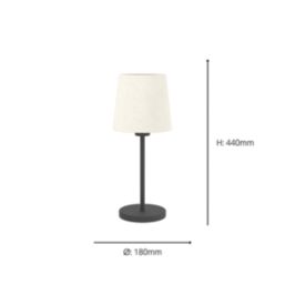 Eglo Febres Table Lamp Black/White